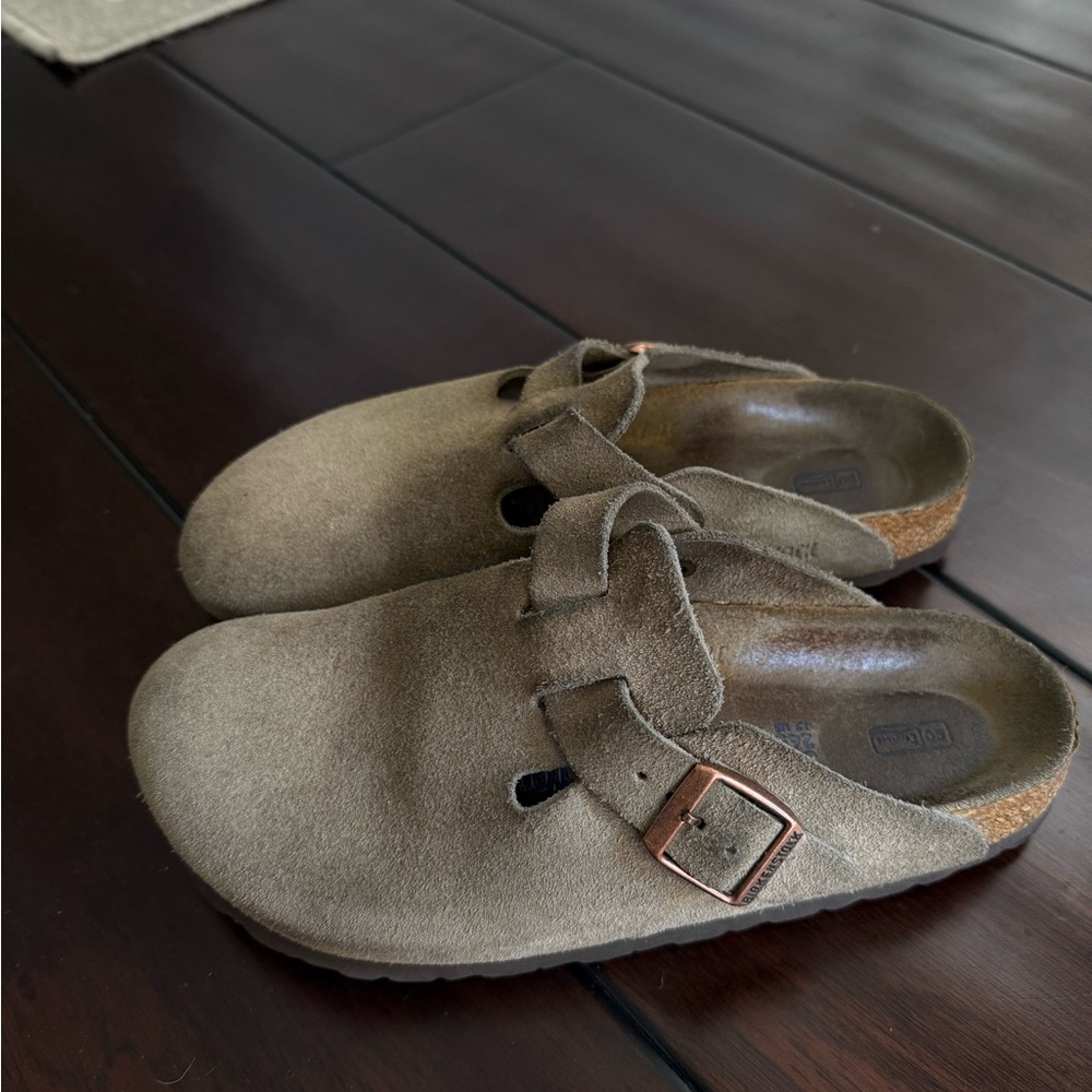 Birkenstock Boston clogs tan/ brown
